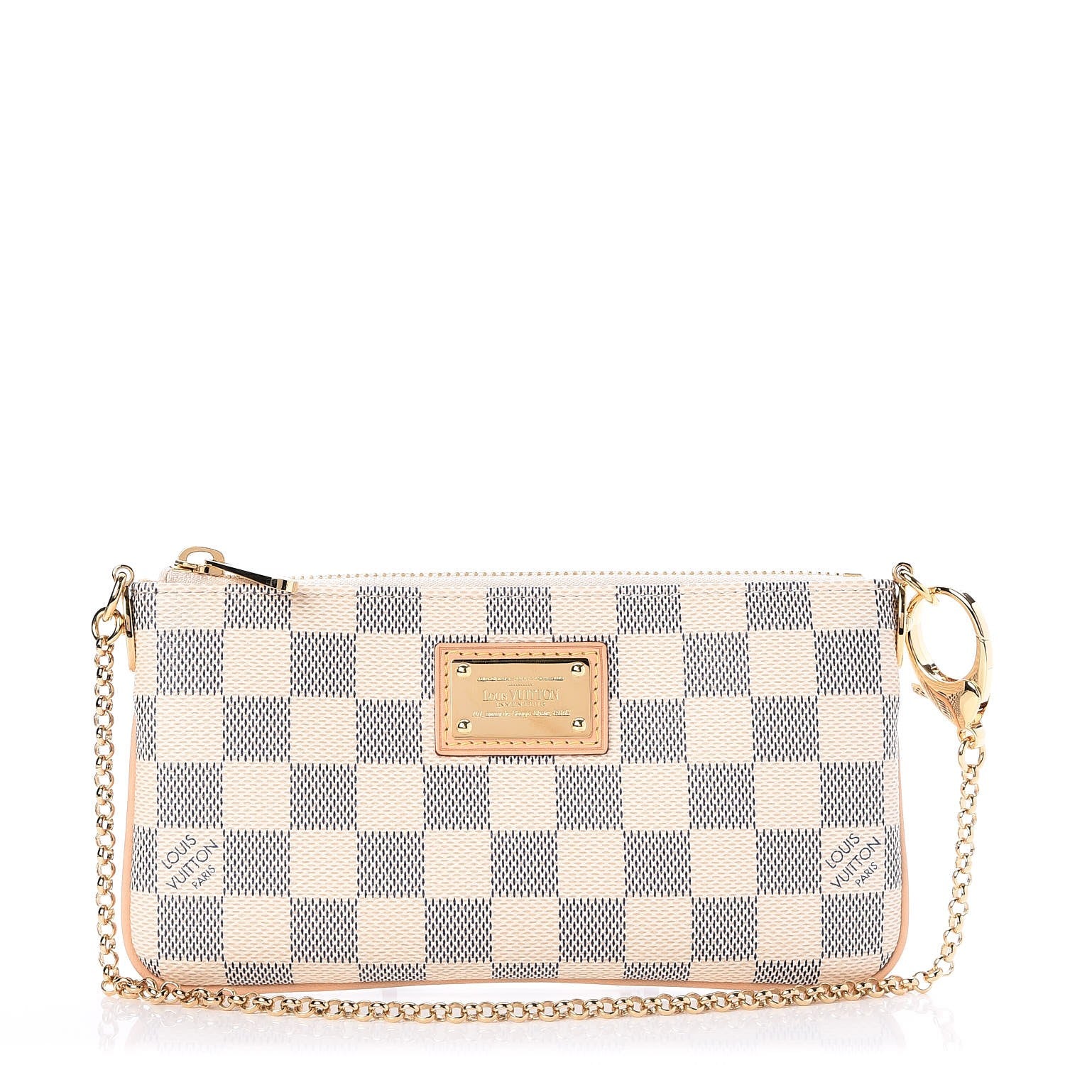 Louis Vuitton Damier Azur Pochette Milla MM 1 of 8