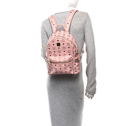 MCM Visetos Small Side Stud Stark Backpack Soft Pink 2 of 9