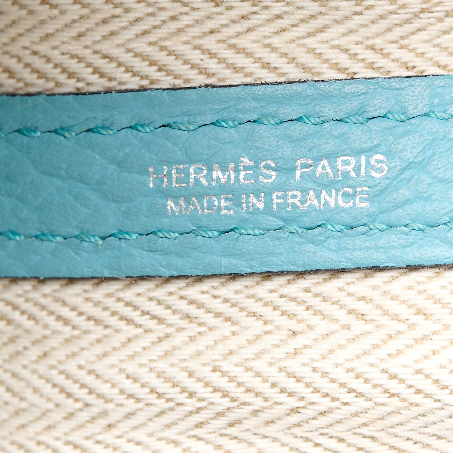 Hermes Vache Country Garden Party 30 TPM Bleu Saint Cyr 7 of 11