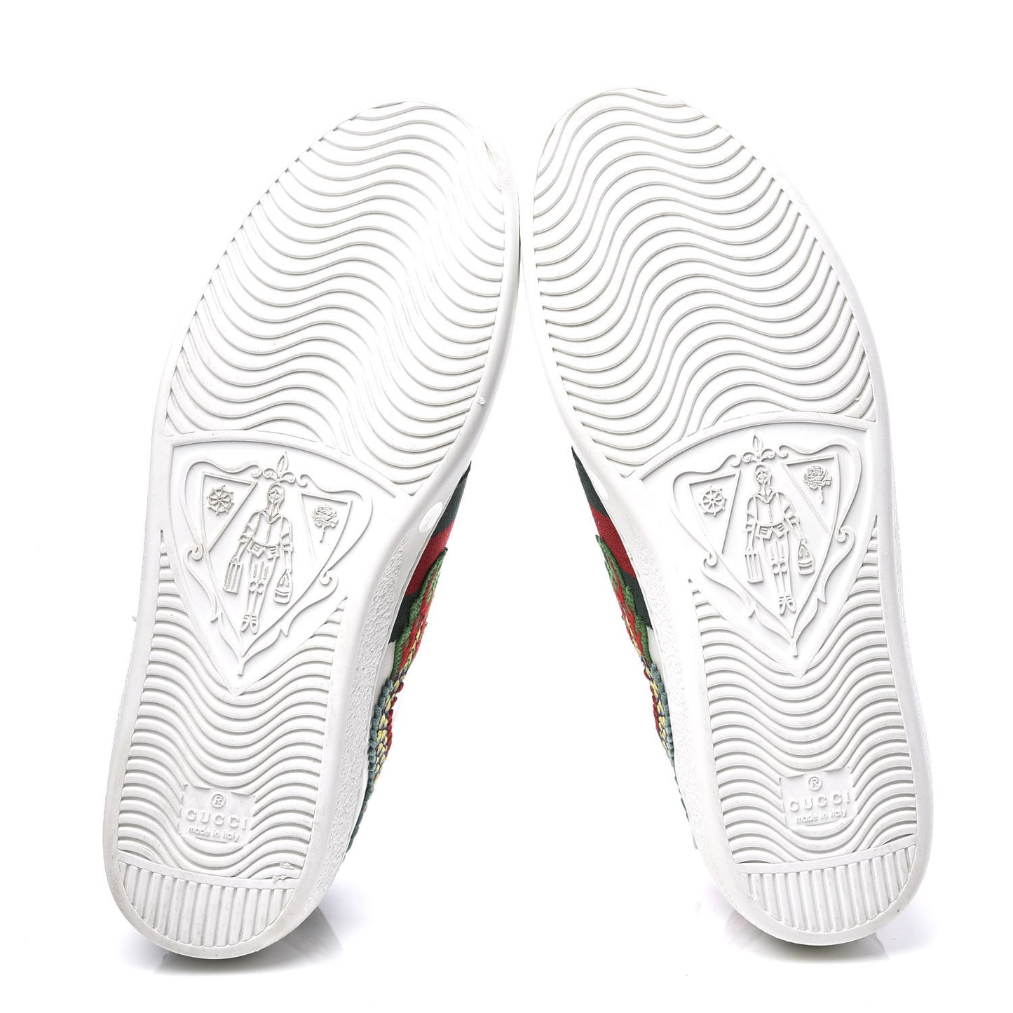 Calfskin Ayers Web Dragon Embroidered Mens New Ace Sneakers 9 White