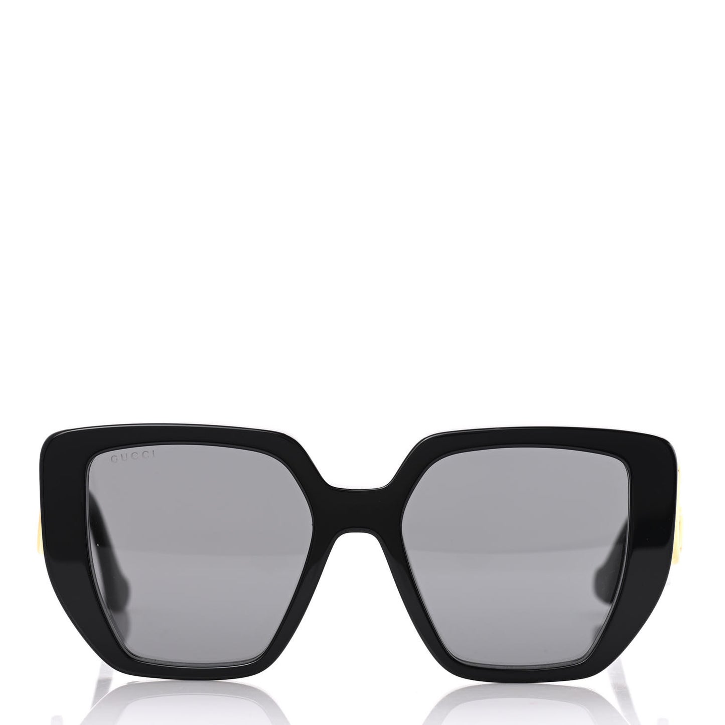 Acetate Square Frame Sunglasses GG0956S Black