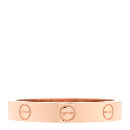 Cartier 18K Pink Gold 3.5mm LOVE Wedding Band Ring 59 8.75 1 of 5