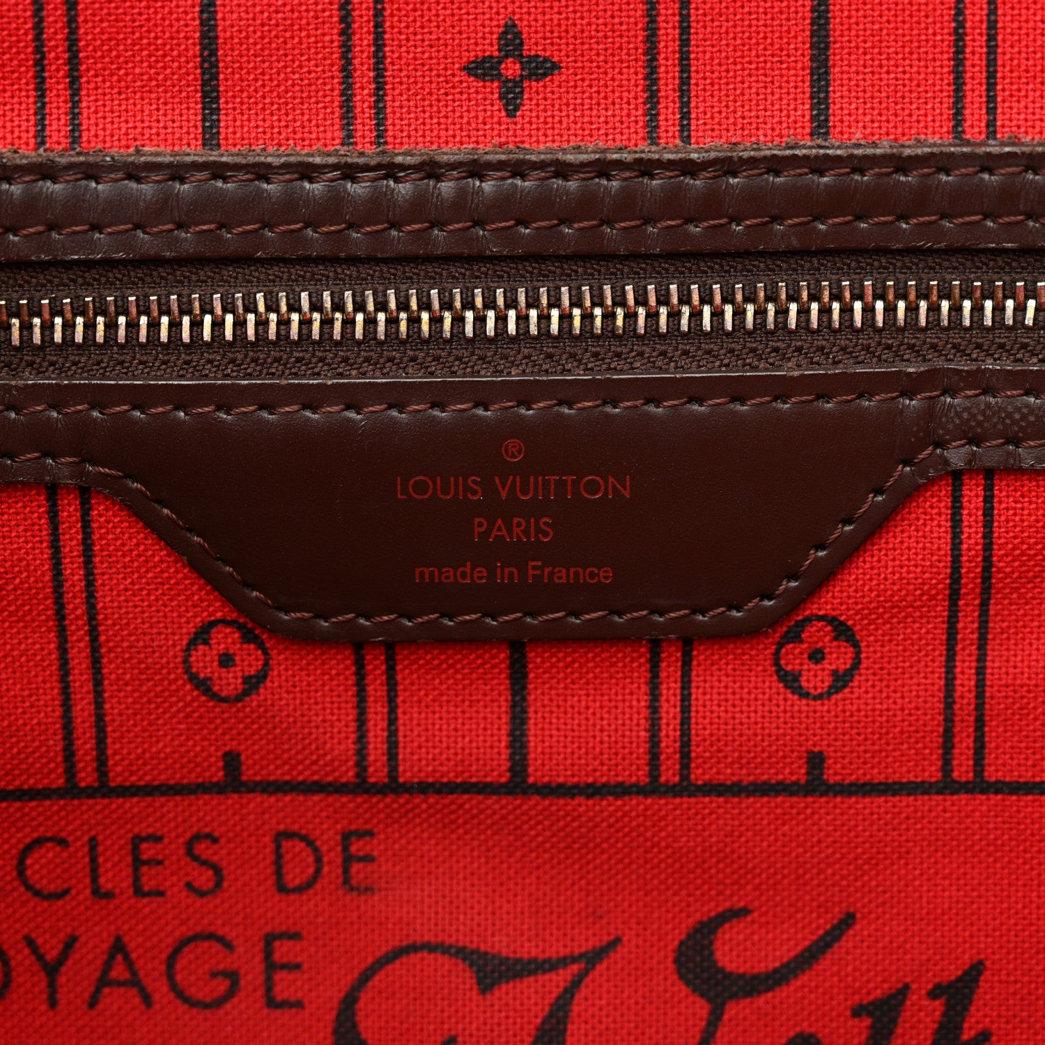 Louis Vuitton Damier Ebene Neverfull MM 6 of 21