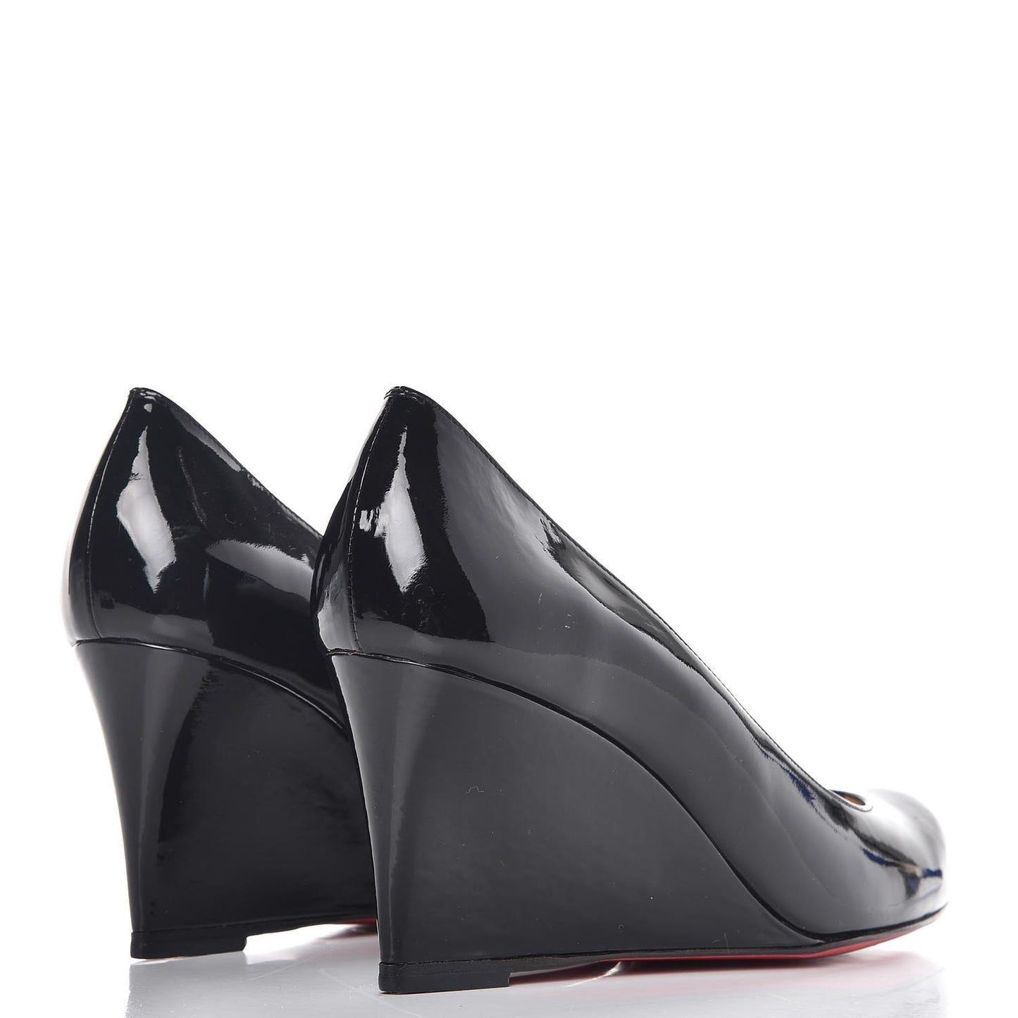 Patent Ron Ron Zeppa 80 Wedges 40 Black
