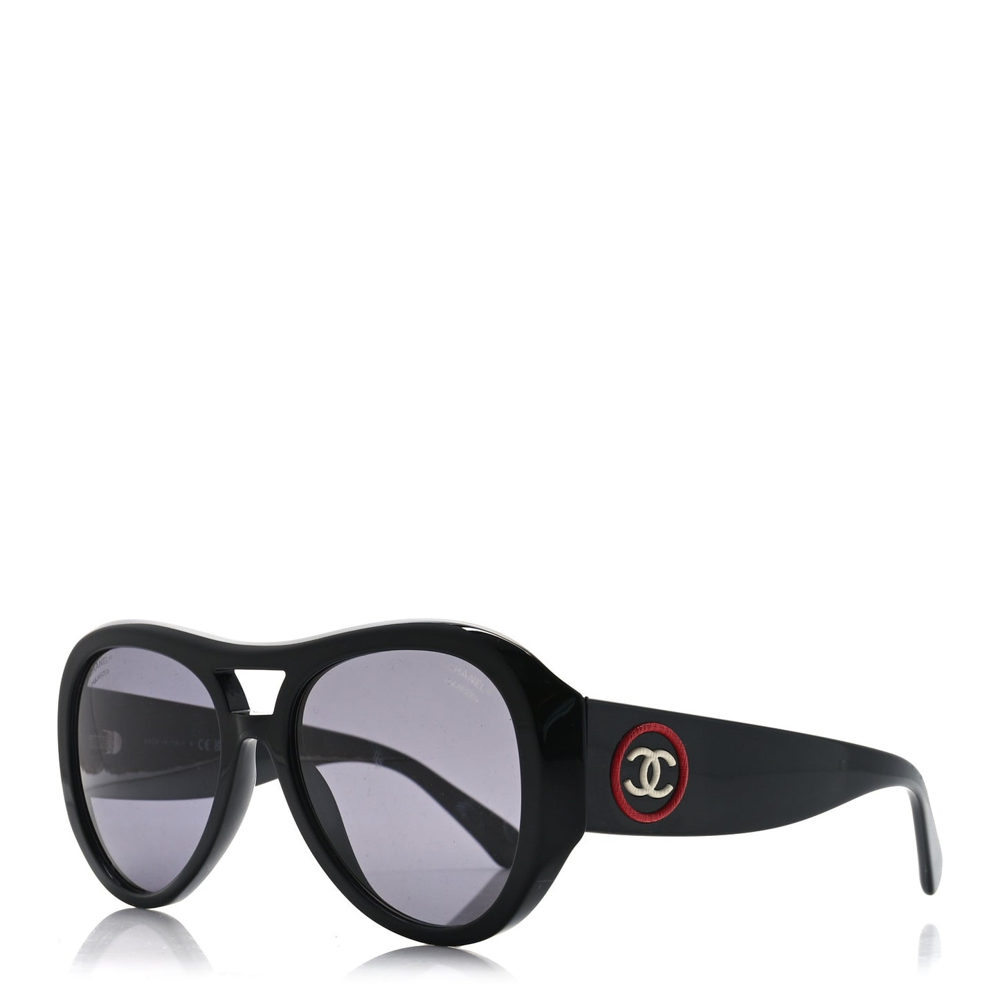 Acetate CC Pilot Sunglasses 5508 Black