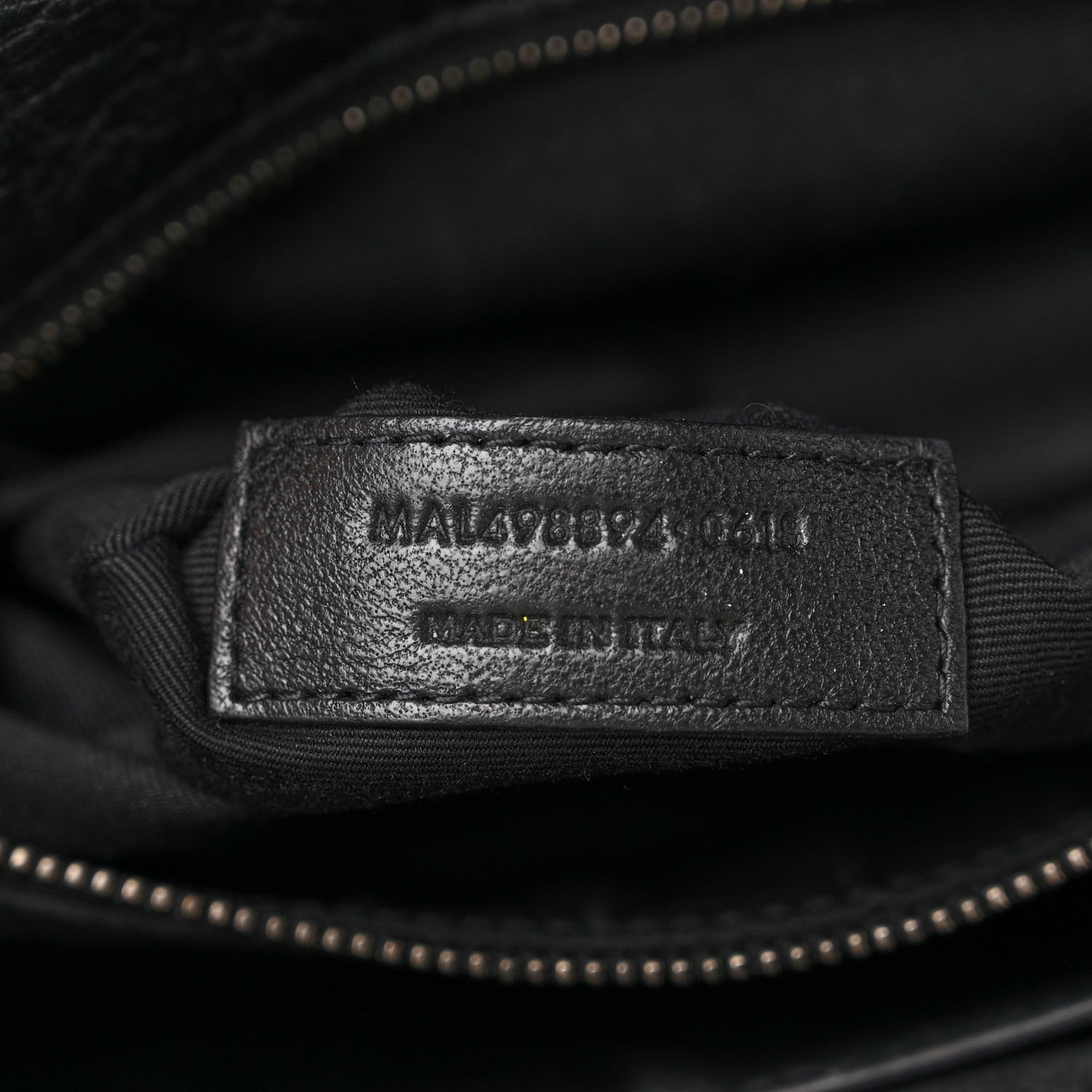 Saint Laurent Crinkled Calfskin Matelasse Monogram Medium Niki Chain Satchel Black 7 of 13