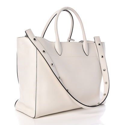 Prada City Calf Shopping Tote White 3 of 10