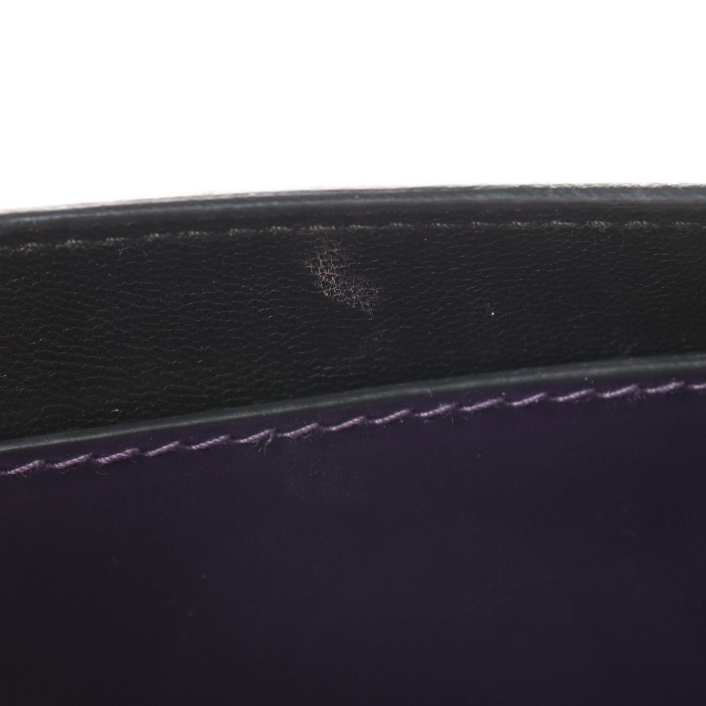 Box Calfskin Shoulder Bag Black Viola