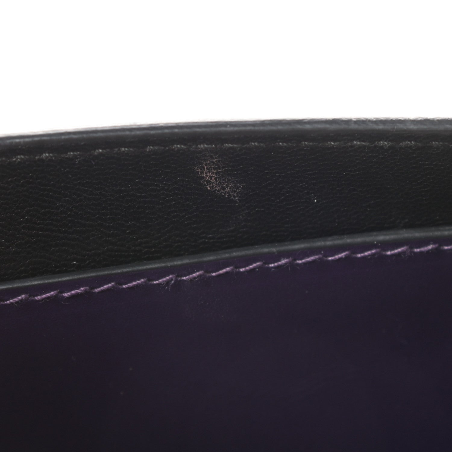 Prada Box Calfskin Shoulder Bag Black Viola 12 of 18