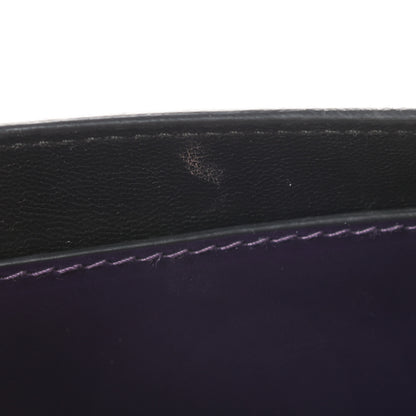 Prada Box Calfskin Shoulder Bag Black Viola 12 of 18