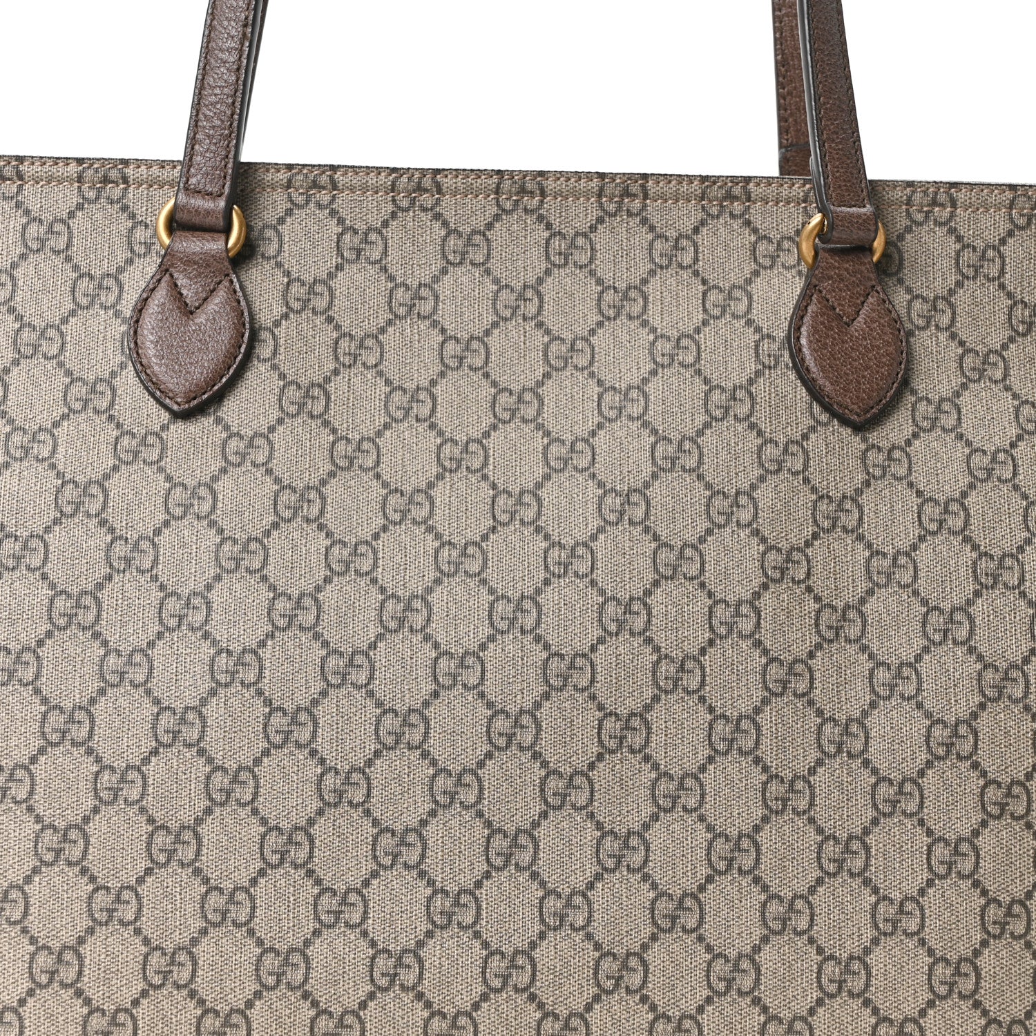 Gucci GG Supreme Monogram Medium Ophidia Shopping Tote Ebony 7 of 9
