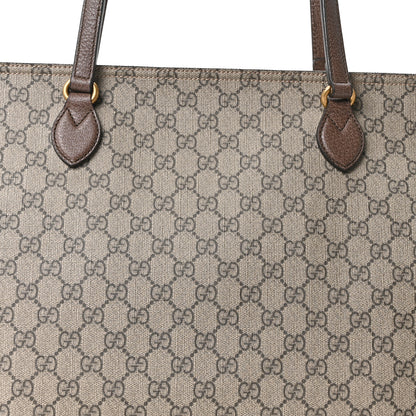 Gucci GG Supreme Monogram Medium Ophidia Shopping Tote Ebony 7 of 9
