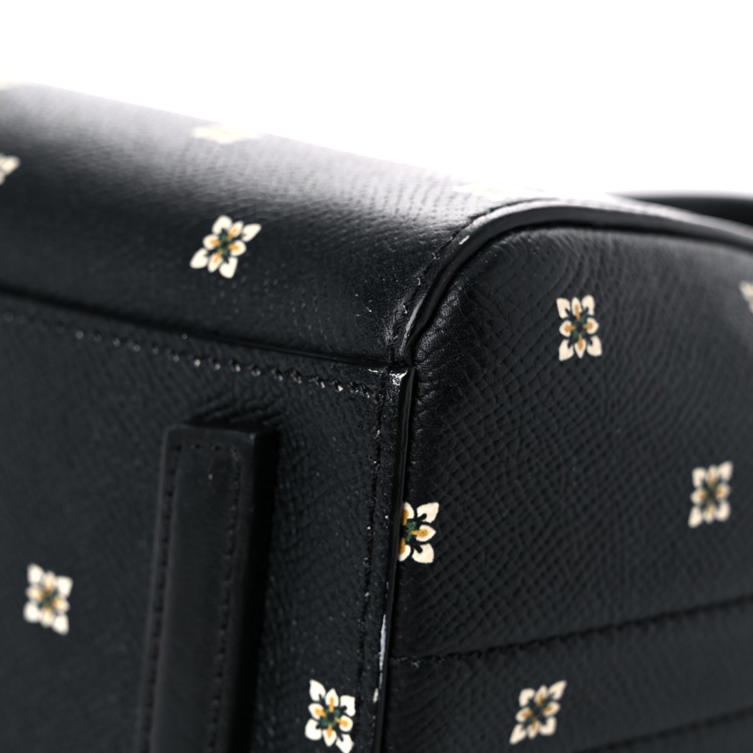 Givenchy Calfskin Mini Lilies Print Mini Antigona Black 9 of 11