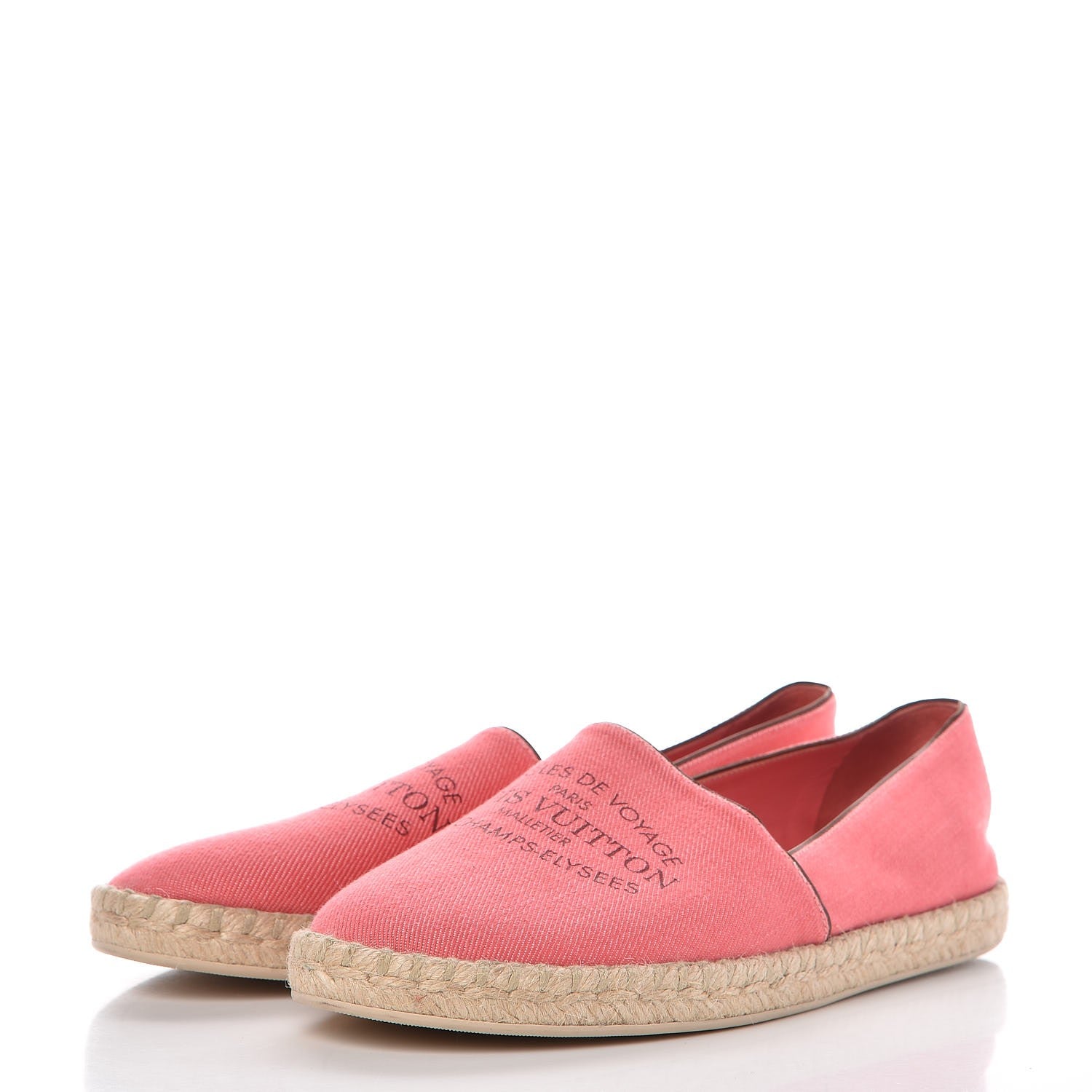 Louis Vuitton Canvas Articles de Voyage Espadrille 39 Coraile 3 of 8