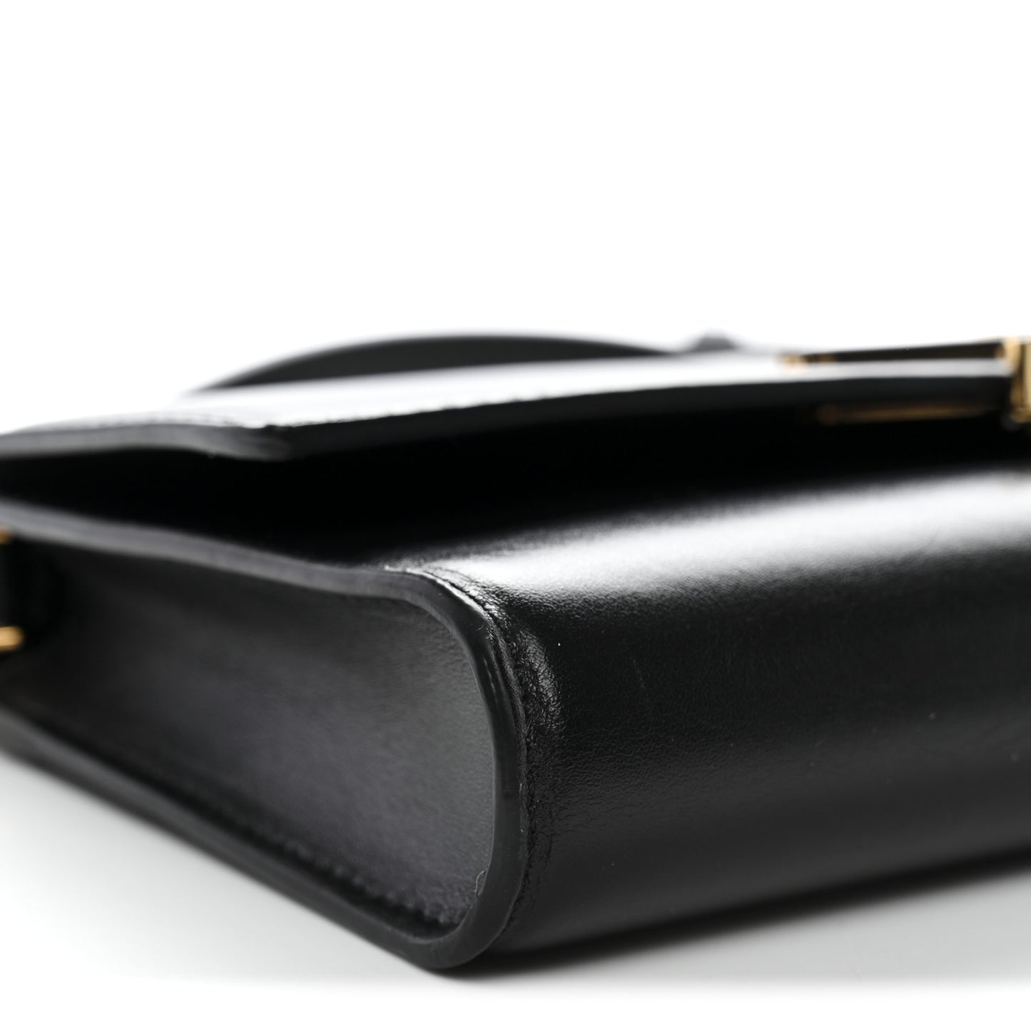 Calfskin LV Wallet On Chain Capucines Black
