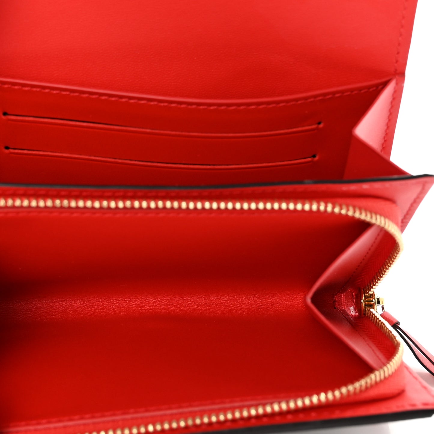 Monogram Flore Compact Wallet Coquelicot