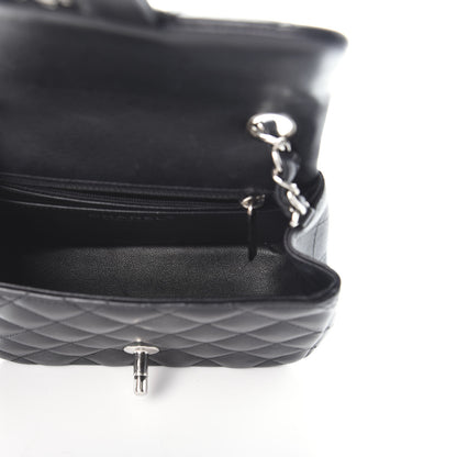 Chanel Lambskin Quilted Mini Square Flap Black 5 of 9