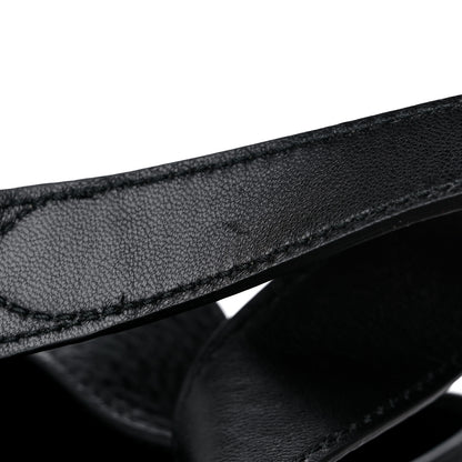 Prada Vitello Daino Soft Medium Dynamique Tote Black 11 of 11