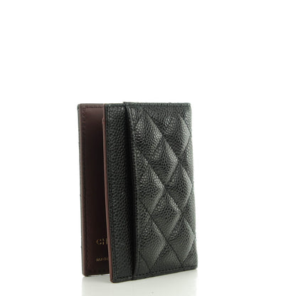 Chanel Caviar Quilted Card Holder Wallet Black 3 of 7
