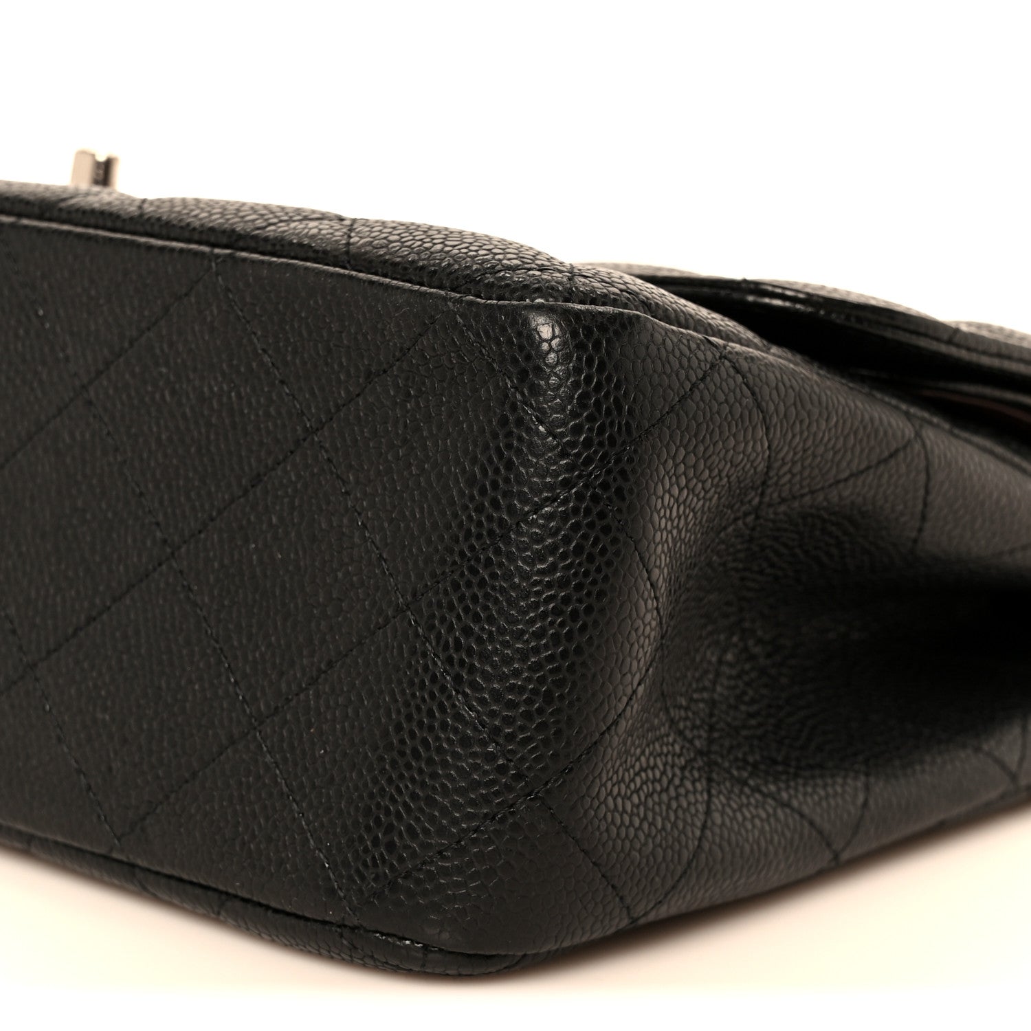 Chanel Caviar Quilted Jumbo Double Flap Black 11 of 11