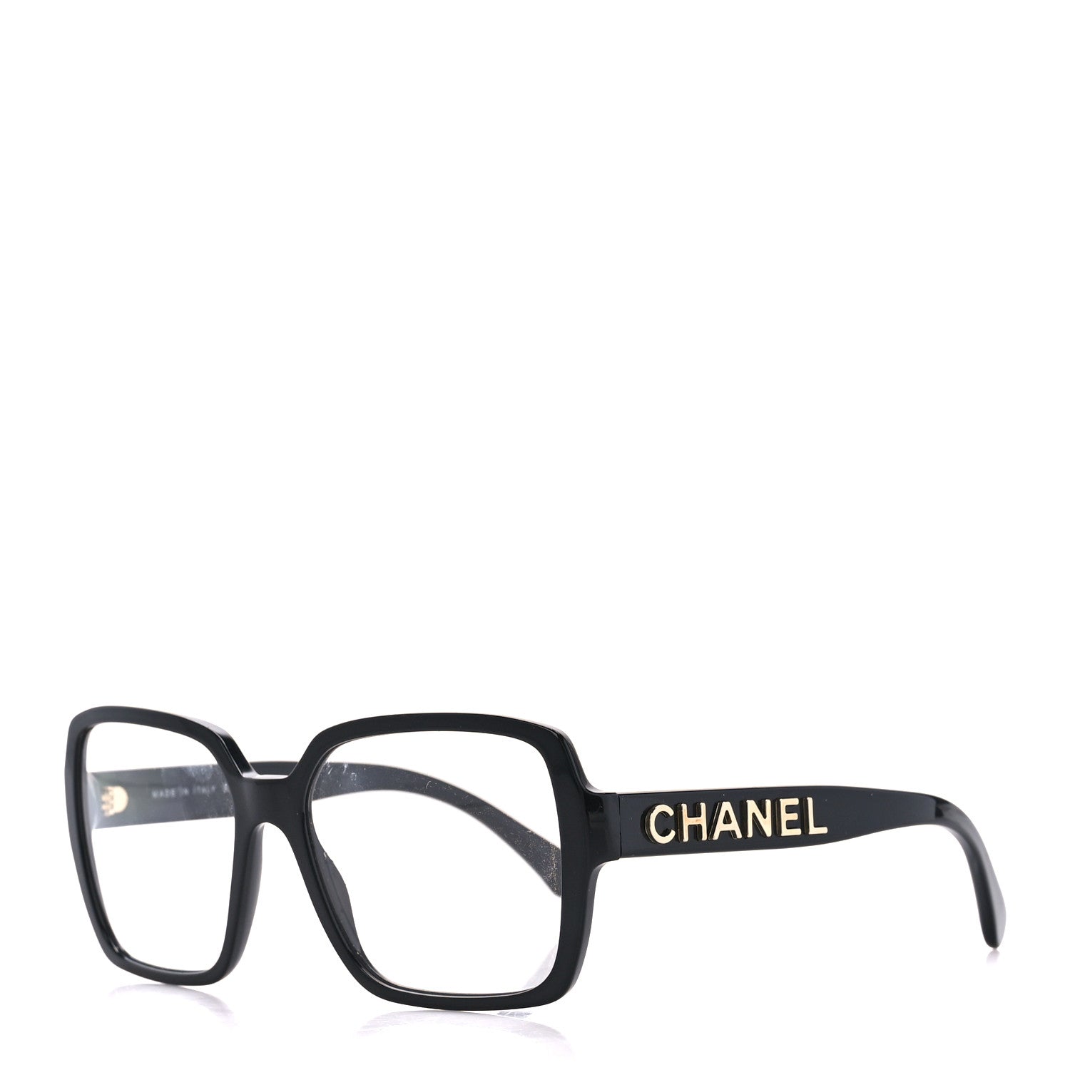 Chanel Acetate Square Eyeglasses 5408 Black 1 of 8