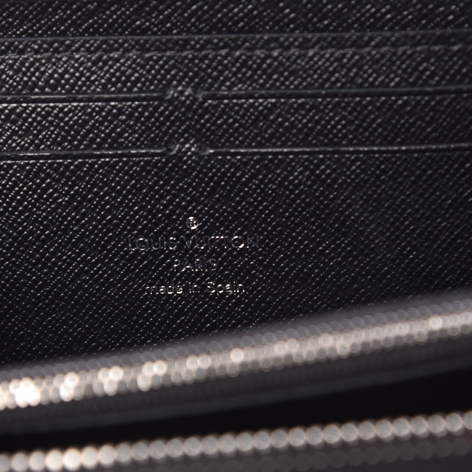 Louis Vuitton Epi Clemence Wallet Black 6 of 7