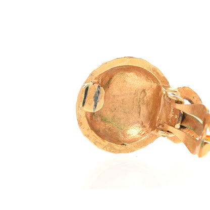 Chanel CC Drop Clip On Earrings Gold 6 of 7