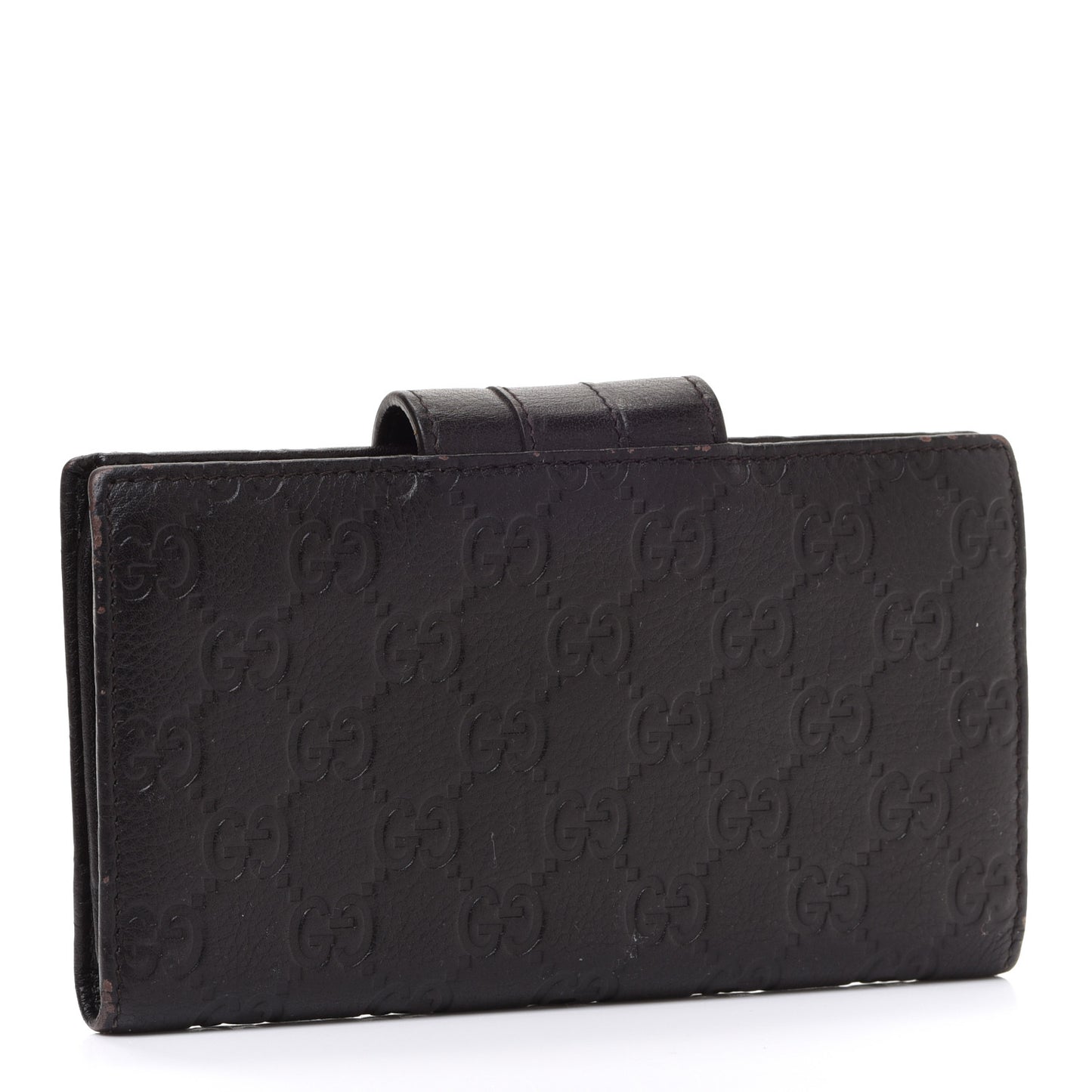 Guccissima Ladies Web Long Wallet Black