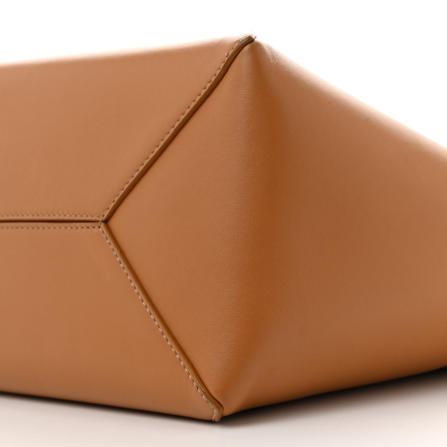 Loewe Shiny Calfskin Medium Puzzle Fold Tote Warm Desert 10 of 14