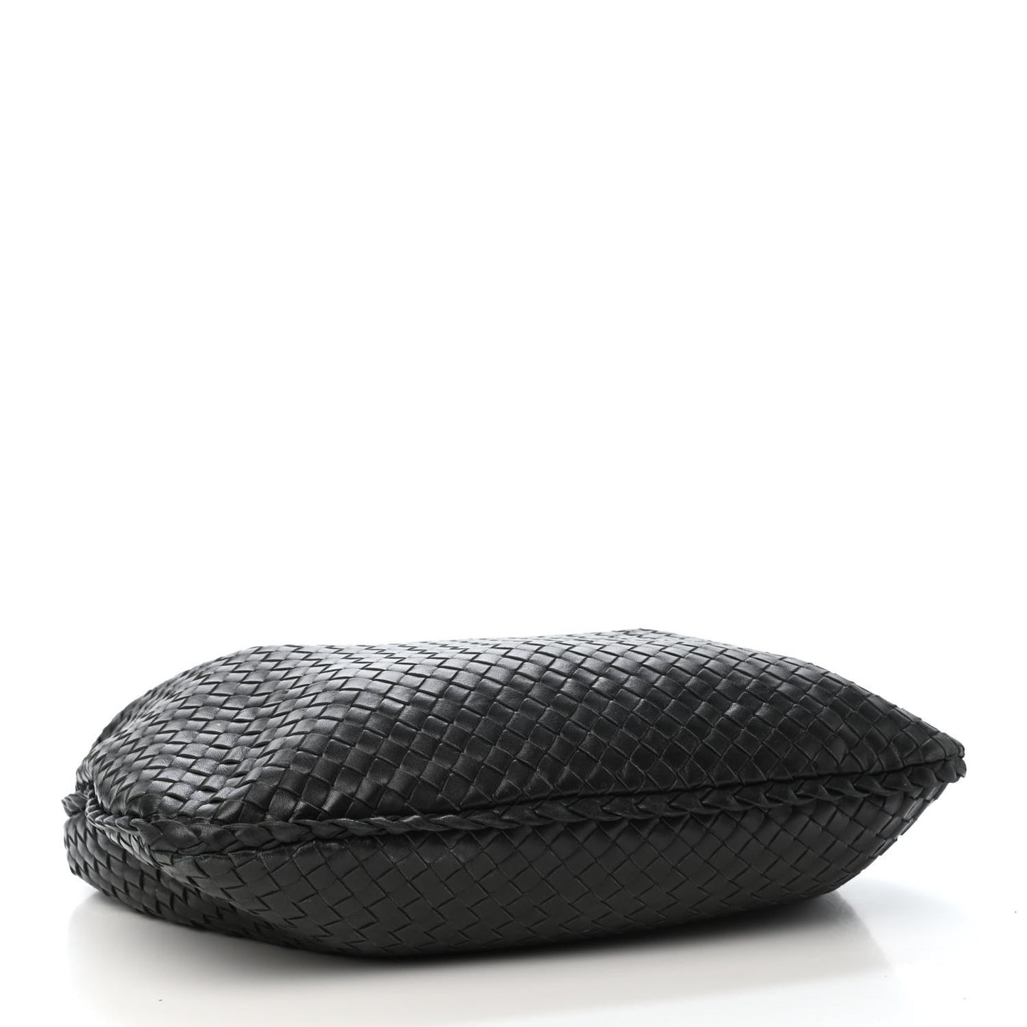 Nappa Intrecciato Medium Veneta Hobo Black