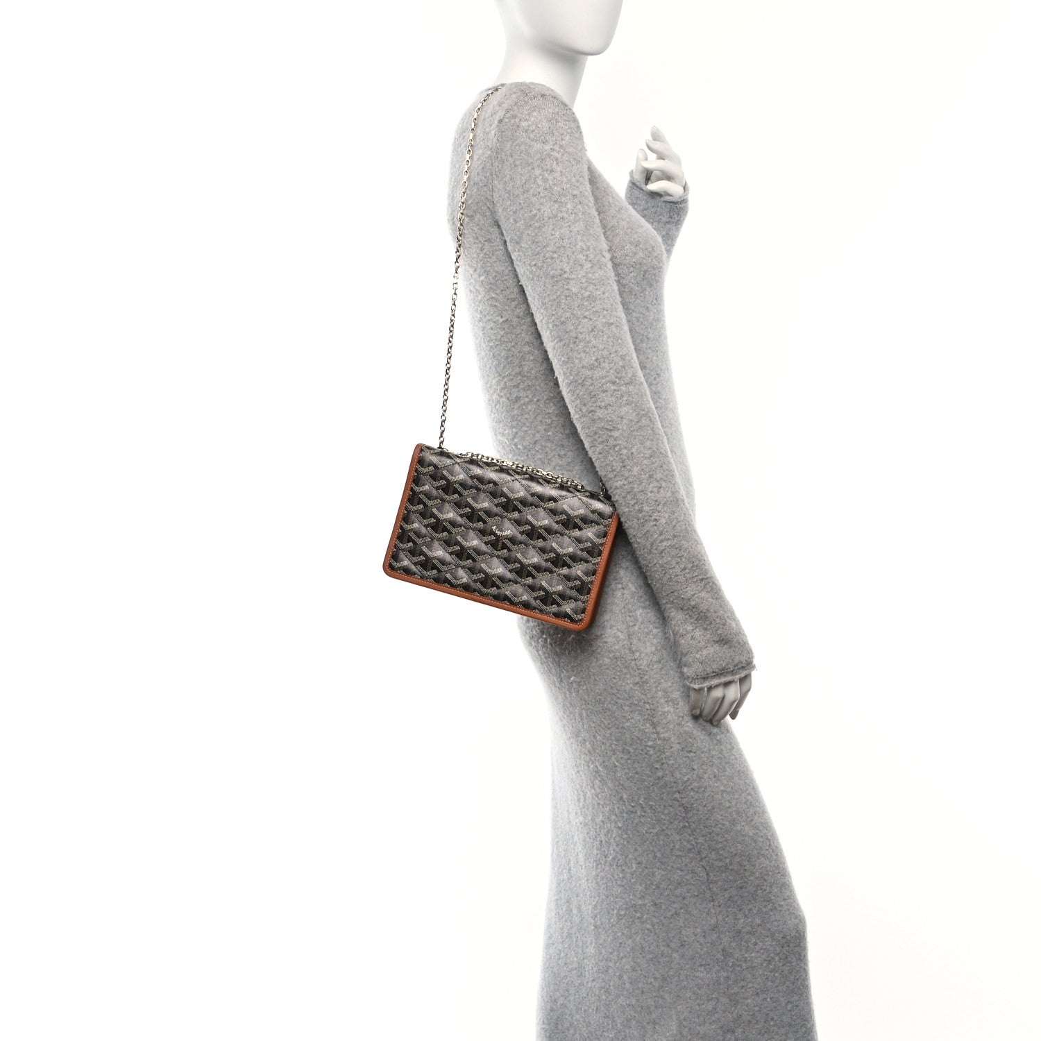 Goyard Goyardine Alexandre III Bag Black Gold 2 of 9