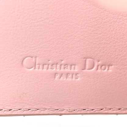 Christian Dior Patent Cannage Lady Dior Eden Wallet Rose Clair 6 of 8