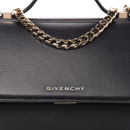 Givenchy Textured Calfskin Mini Pandora Box Chain Crossbody Bag Black 10 of 10