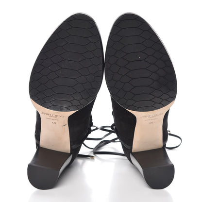 Saint Laurent JIMMY CHOO Suede Hampton 80 Boots 40 Black 6 of 9