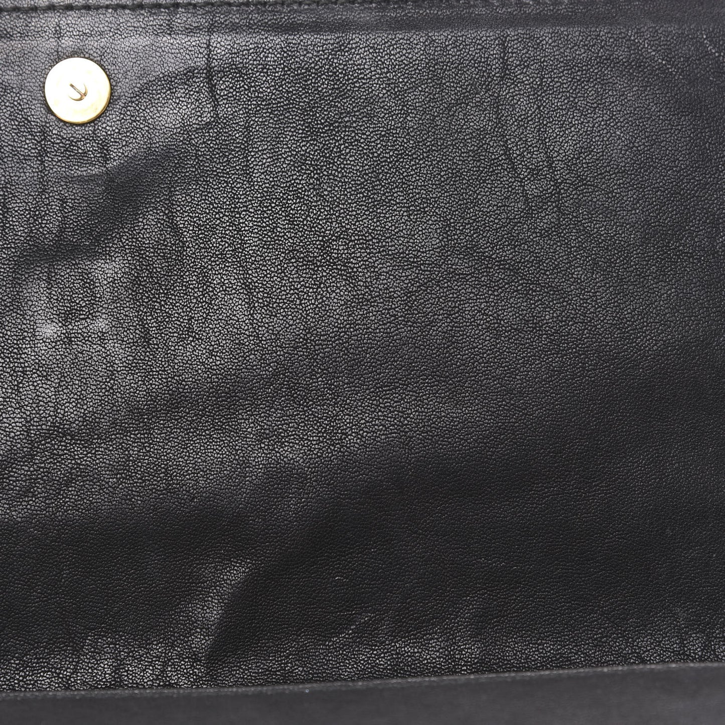 Calfskin Classic Y Ligne Clutch Black