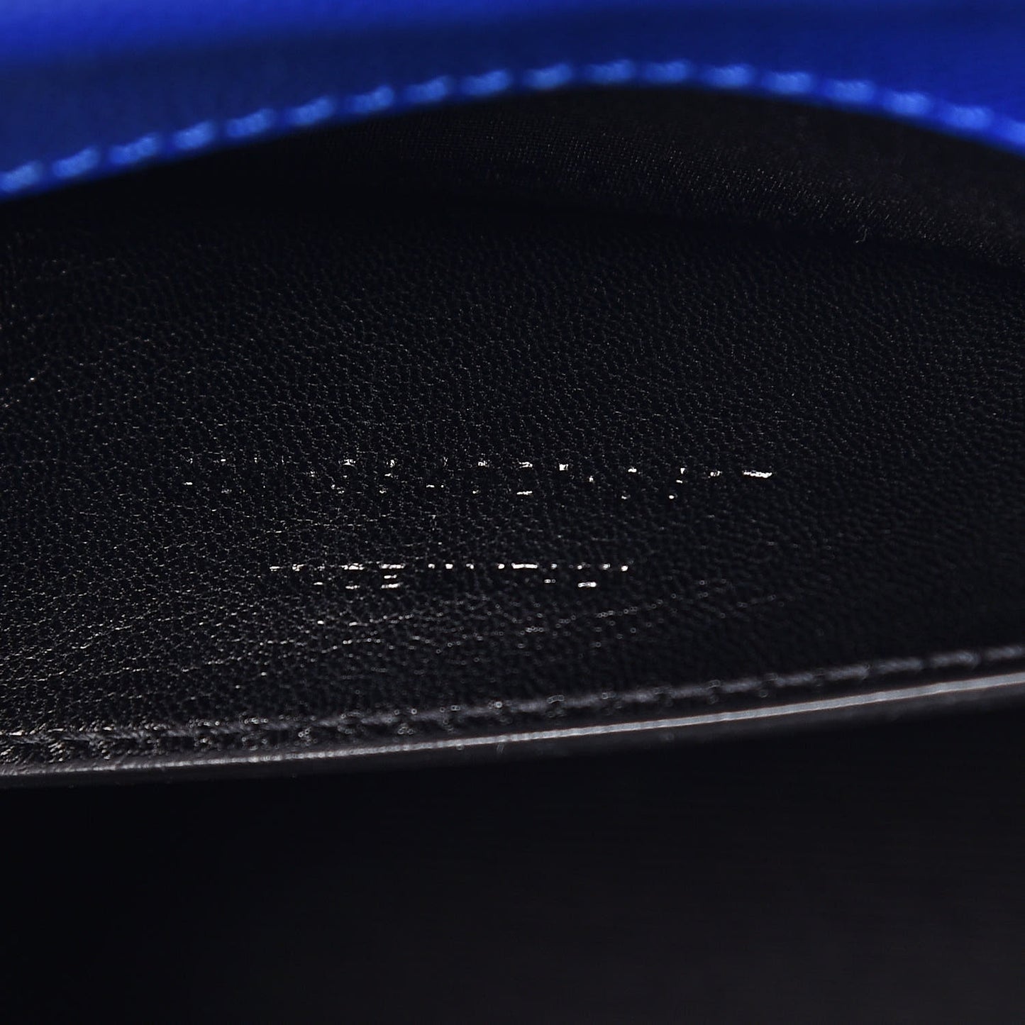 Grain De Poudre Medium Classic Monogram Kate Satchel Flash Blue