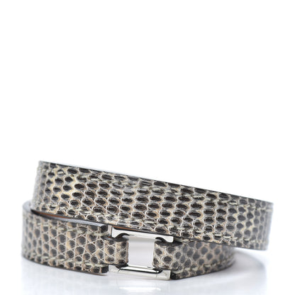 Hermes Lizard Rivale Double Tour Bracelet T2 Ombre 3 of 6