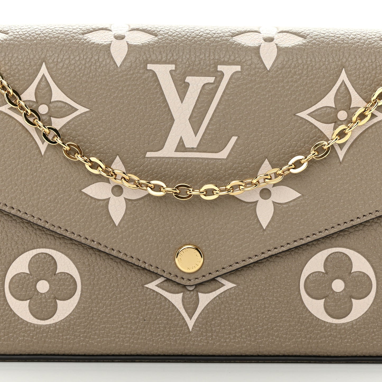 Empreinte Monogram Giant Felicie Pochette Tourterelle Creme