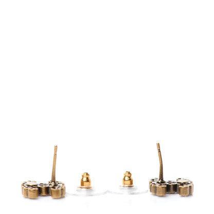 Chanel Crystal City Of Lights CC Earrings Gold 3 of 4
