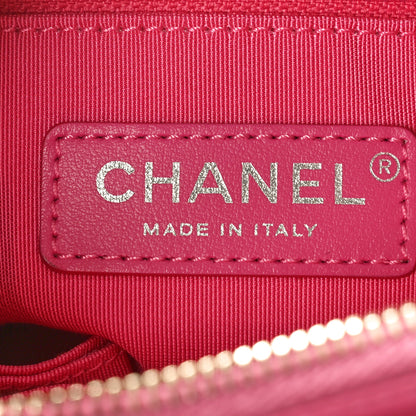 Chanel Aged Calfskin Quilted Small Gabrielle Hobo  Pink 6 of 10