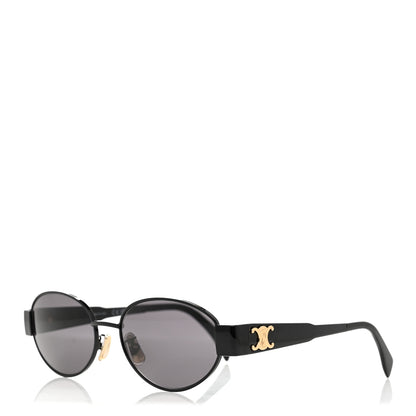 Celine Metal Triomphe 01 Sunglasses CL40235U Black Smoke 1 of 6