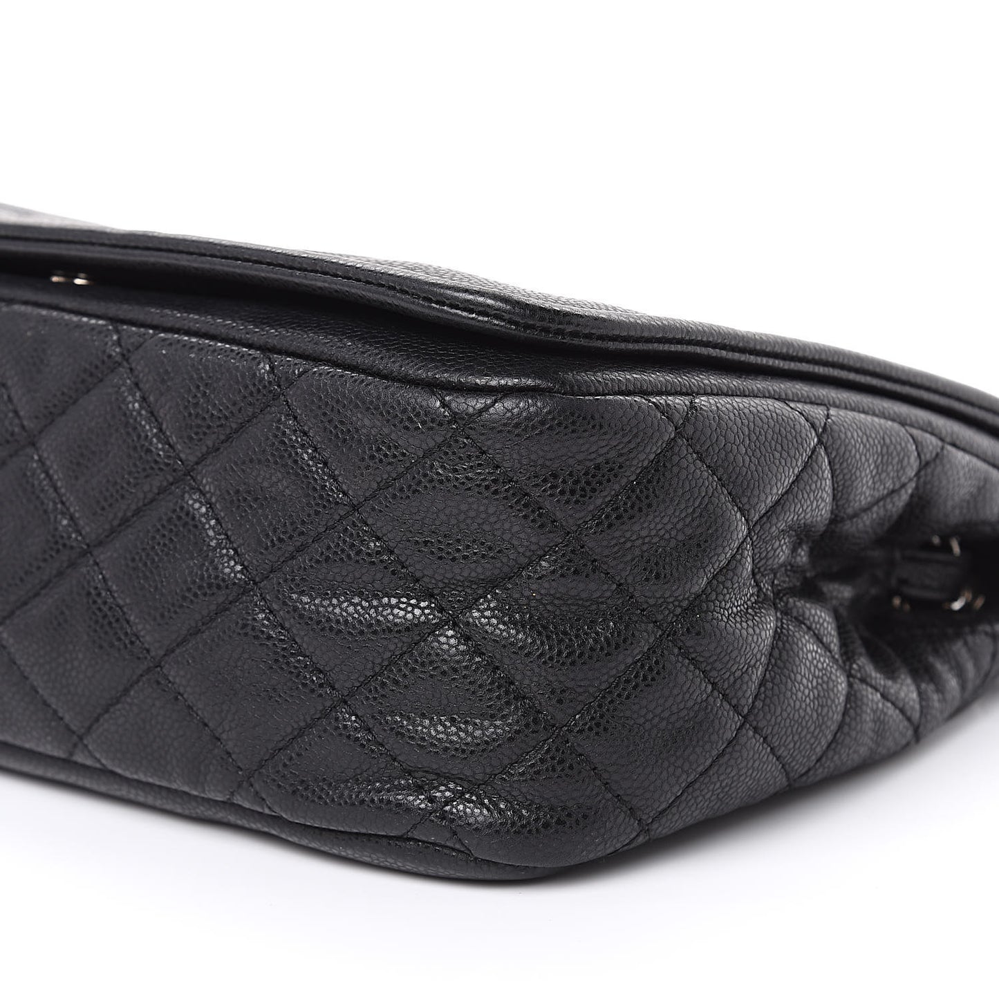 Caviar Large Timeless CC Flap Black