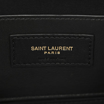 Saint Laurent Lambskin Matelasse Vicky Monogram Belt Bag Eros Red 6 of 10