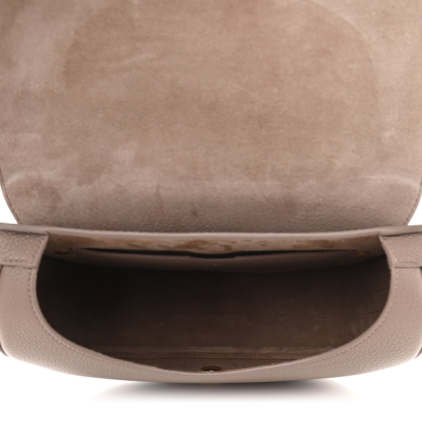 Grained Calfskin Large Bobby Flap Warm Taupe