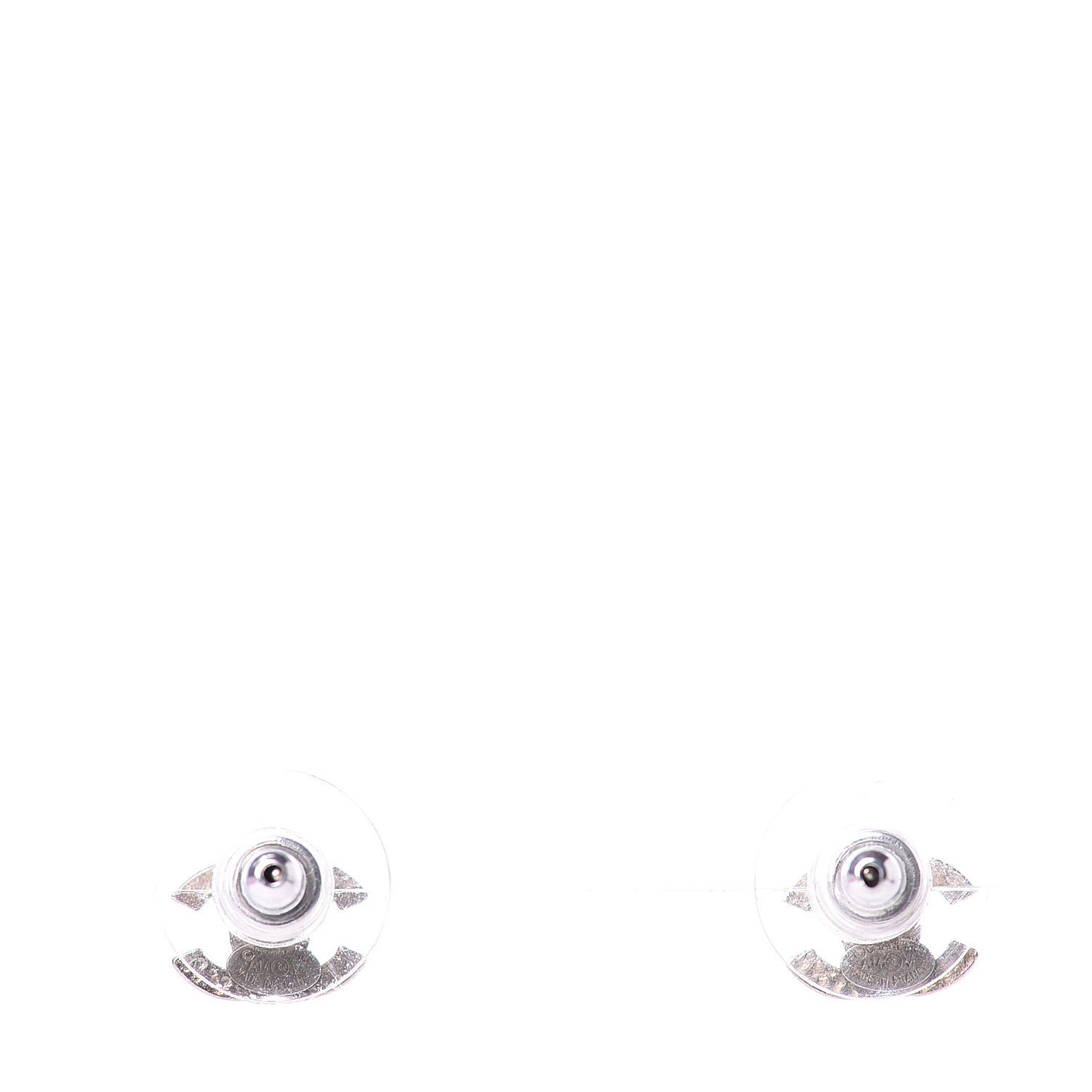 Crystal Mini Timeless CC Earrings Silver