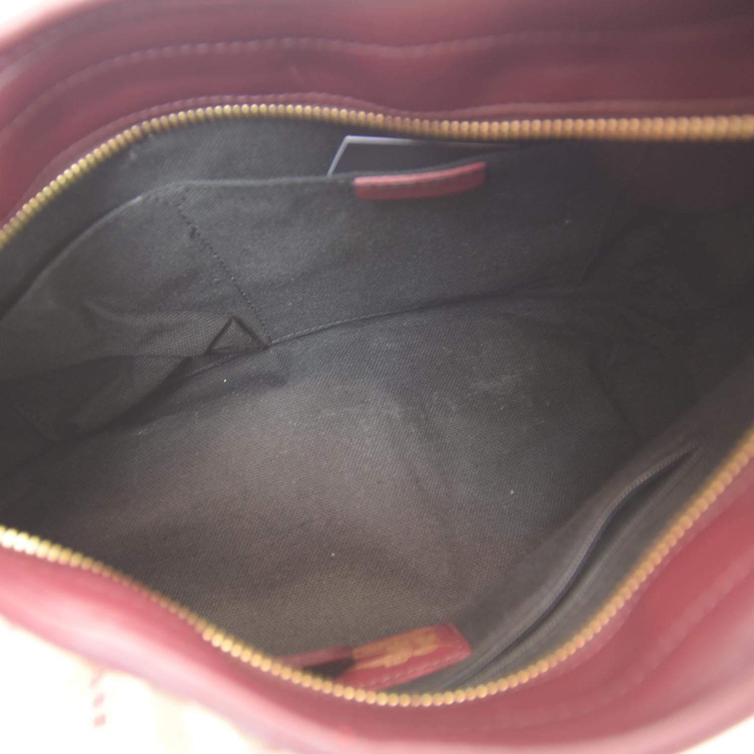 Burberry Haymarket Check Hobo Red 7 of 7