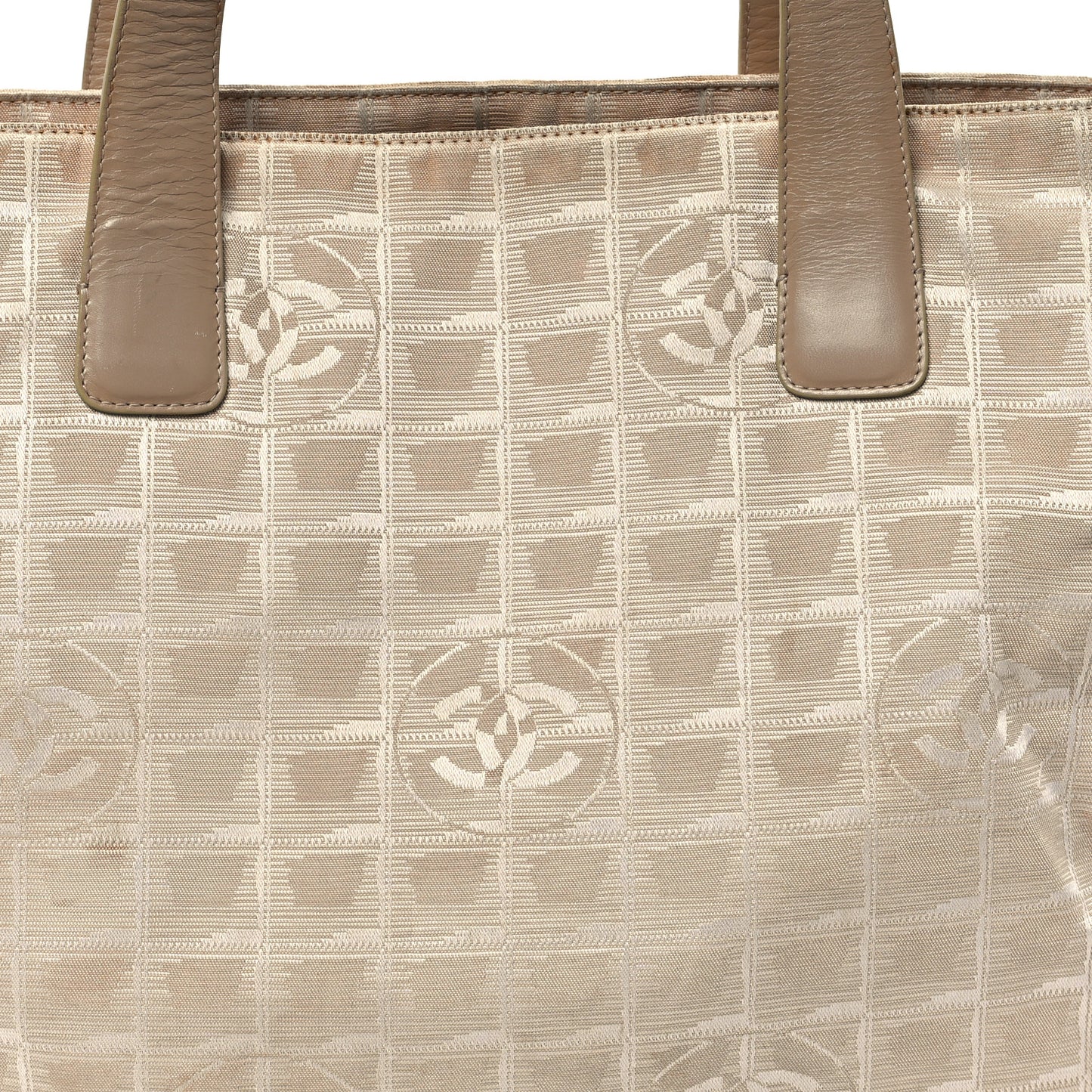 Nylon Travel Large Tote Beige