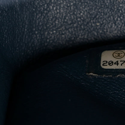 Chanel Patent Quilted Jumbo Double Flap Navy 7 of 14