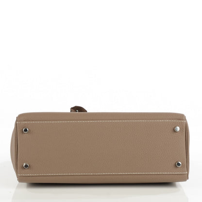 Hermes Togo Kelly Retourne 32 Etoupe 23 of 27