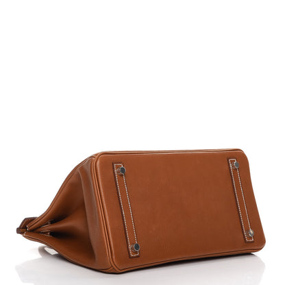 Hermes Natural Barenia Faubourg Birkin 30 Fauve 3 of 29